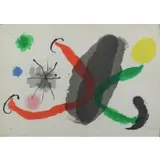 Le Lezard Aux Plumes D'or, Pl.16 by Joan Miró, Lithograph on Japon paper, sold Sep 2023