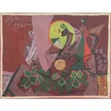 Byron Browne, Still Life with Leaves, 1945