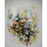 Paul Brach, Untitled Abstract Composition, 1955, Oil on canvas