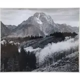Mount Moran, Autumn 1948 by Ansel Adams, Gelatin silver print, mounted on board, printed later, sold Sep 2023