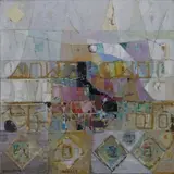 Gladys Hack Goldstein, Sometime Spring, Oil with mixed media on canvas, 1989
