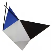 Sydney Butchkes, Samothkaki (#751), 1988, Acrylic on shaped canvas and wood
