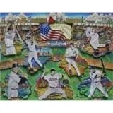 Major League Dreams by Charles Fazzino, Mixed media, 3-D serigraph on white museum board, sold Sep 2023