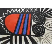 Papouse by Alexander Calder, Color Lithograph, sold Sep 2023