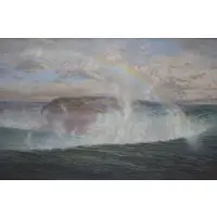 Peter Roos, Niagara Falls, Oil on canvas