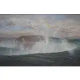 Peter Roos, Niagara Falls, Oil on canvas