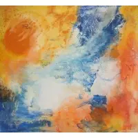 Yeffe Kimball, Venus, Large acrylic on canvas