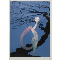 Fireflies by Étienne Picart, Serigraph in colors on wove paper, sold Sep 2023