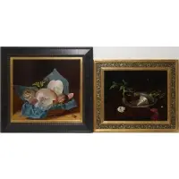 Frank H. Redelius, Untitled, Oil and board, and oil on copper