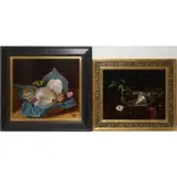 Frank H. Redelius, Untitled, Oil and board, and oil on copper