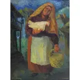 Chaim Goldberg, Woman with Chicken
