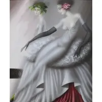 Philippe Augé, Salon Intime, Oil on canvas