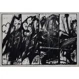Arnulf Rainer, Die Vier Gladiatoren Als Wasserspeiher, Lithograph on paper