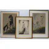 Joy of Life by Louis Icart, Grouping of 3 Etchings with aquatint, sold Jul 2023