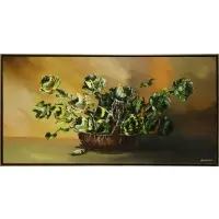 Lyonel Laurenceau, Floral Still Life, Oil on canvas