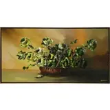 Lyonel Laurenceau, Floral Still Life, Oil on canvas