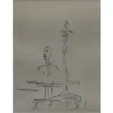 Alberto Giacometti, The Search, Etching "The Search"