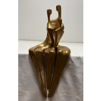 Itzik Benshalom, The Family, Large gilt bronze sculpture signed and number 3 of 50