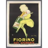 Fiorino / Asti Spumante by Jean D'Ylen, Large lithographic poster, sold Jun 2023
