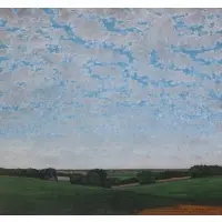 Keith Jacobshagen, In the Anderson Valley, Oil on paper, 1989