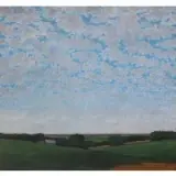 Keith Jacobshagen, In the Anderson Valley, Oil on paper, 1989