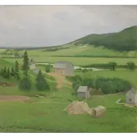 Frank DuMond, Rose's Farm, c.1932, Oil on canvas