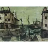 Charles Levier, Landscape, Oil on board