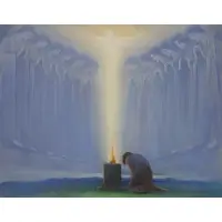 Arild Rosenkrantz, The Alter of the Soul, Pastel on paper