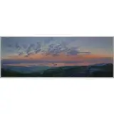 James Winn, Frenchman Bay Sunrise (Cadillac Mt.), Acrylic on paper