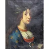 Carlo Dolci, Allegory of Poetry, Oil on canvas (17th/18th Century)