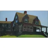 George Bentley Nick, Kennebunkport Maine House, Oil on canvas, 1967