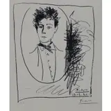 EA by Pablo Picasso, Lithograph, 1960, sold May 2023