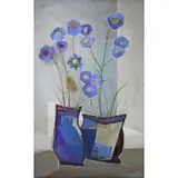 Ángel Botello, Floral Still Life, Oil on board