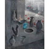 Jacques Bleny, Moi Nature Morte Aux Objets de Pompei, Oil on canvas