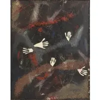 Frederick Karoly, Magic, Oil on canvas, 1950