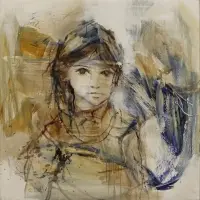 Gino Hollander, Portrait, 1972, Oil on canvas