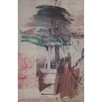 Earth Day, 1990 by Robert Rauschenberg, Offset lithograph poster, sold May 2023