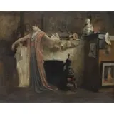 Benjamin Henry Day, Jr., Artist's Studio Interior Scene, Oil on canvas, 1907