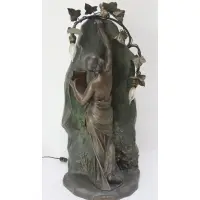 Julien Caussé, IMORTALITE, Bronze art nouveau style light