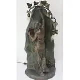 Julien Caussé, IMORTALITE, Bronze art nouveau style light