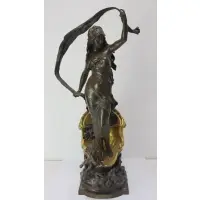 Auguste Moreau, Char De Larore, Bronze sculpture
