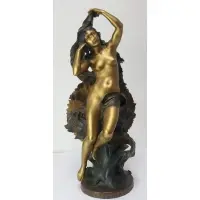 Jean-Baptiste Germain, CREPVSCVLE, Patinated and gilt sculpture
