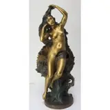 Jean-Baptiste Germain, CREPVSCVLE, Patinated and gilt sculpture
