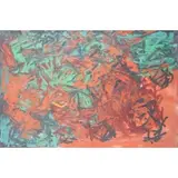 Fred G. Hauck, Abstract composition, Oil on canvas
