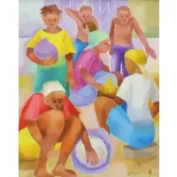 Dieudonné Cédor, Untitled, Oil on canvas