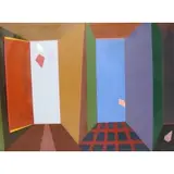 Victor Casanelli, Triptyck of life, Oil on canvas