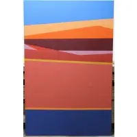 Victor Casanelli, Geometric composition, Oil on canvas