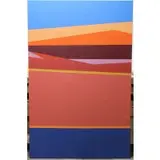Victor Casanelli, Geometric composition, Oil on canvas