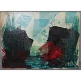 Victor Casanelli, Paphos cost of Cyprus, Mixed media on board