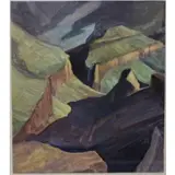 Linda Sokolowski, Canyon Suite XXVI, Oil on board